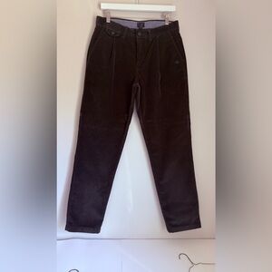 J. Crew Men's Corduroy Pants With Coin Pocket in Dark Olive 30x32